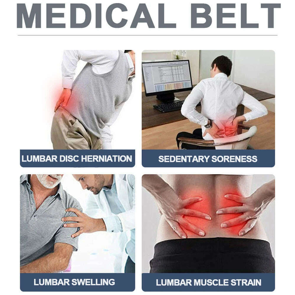 Back Brace for Men & Women - Breathable Waist Lumbar Lower Back Support Belt for Sciatica, Herniated Disc, Scoliosis
