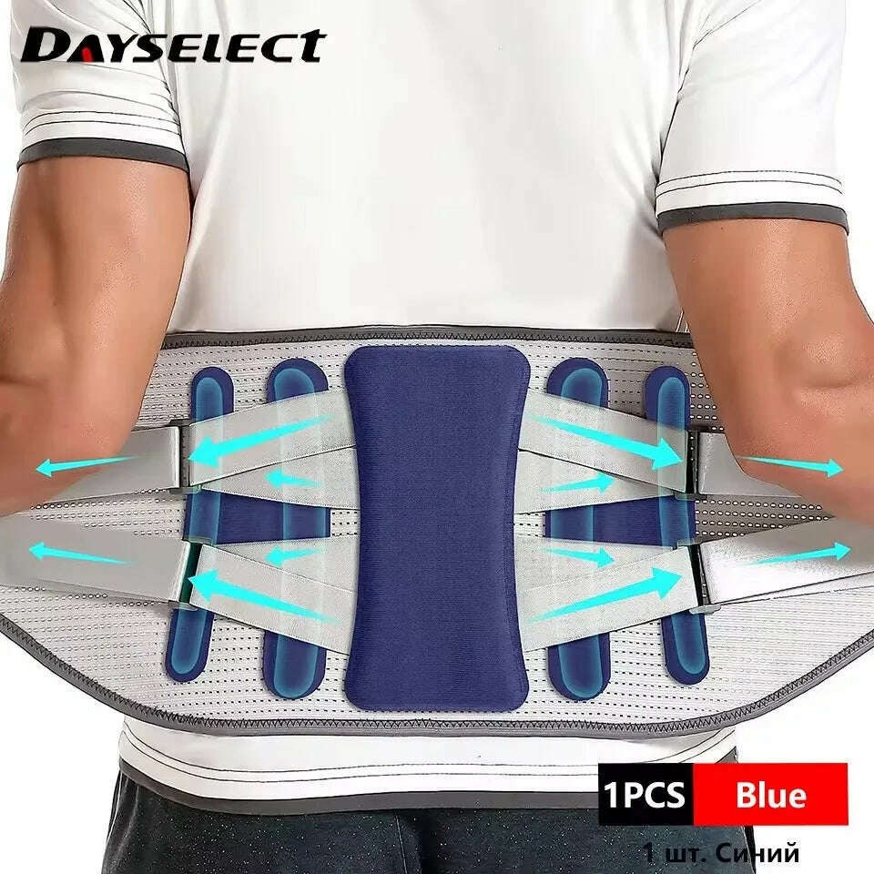 Back Brace Support Belt For Lower Back Pain Relief Adjustable Men Women Waist Lumbar Support Sciatica Scoliosis Herniated Disc