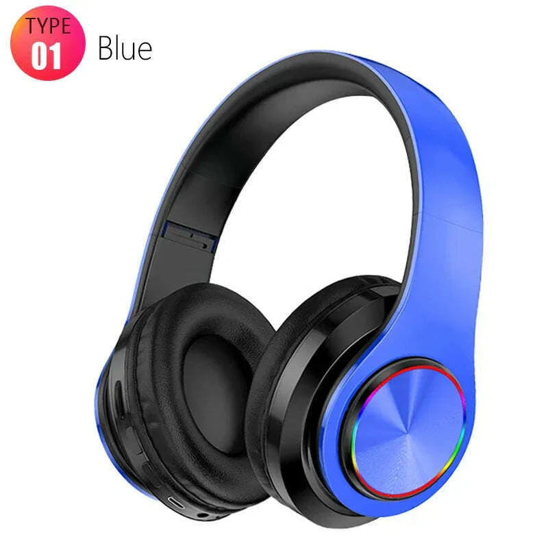 Bluetooth 5.0 Earphone Sport Headphones for iPhone Samsung Xiaomi Mobile Phone Wireless Headband Foldable Portable HeadSets
