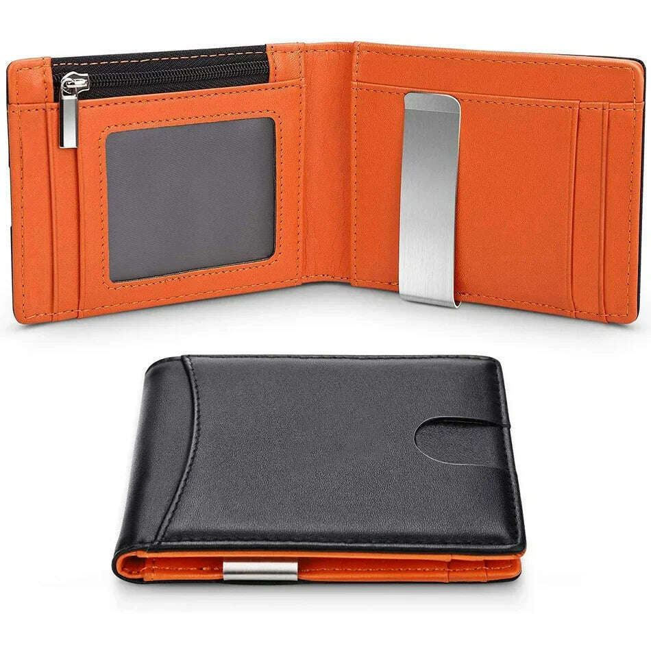 Carbon Fiber Card Holder Wallets Men Slim RFID Wallet Male Purse Minimalist Black Wallet with Coin Pocket Wallet for Men Choice