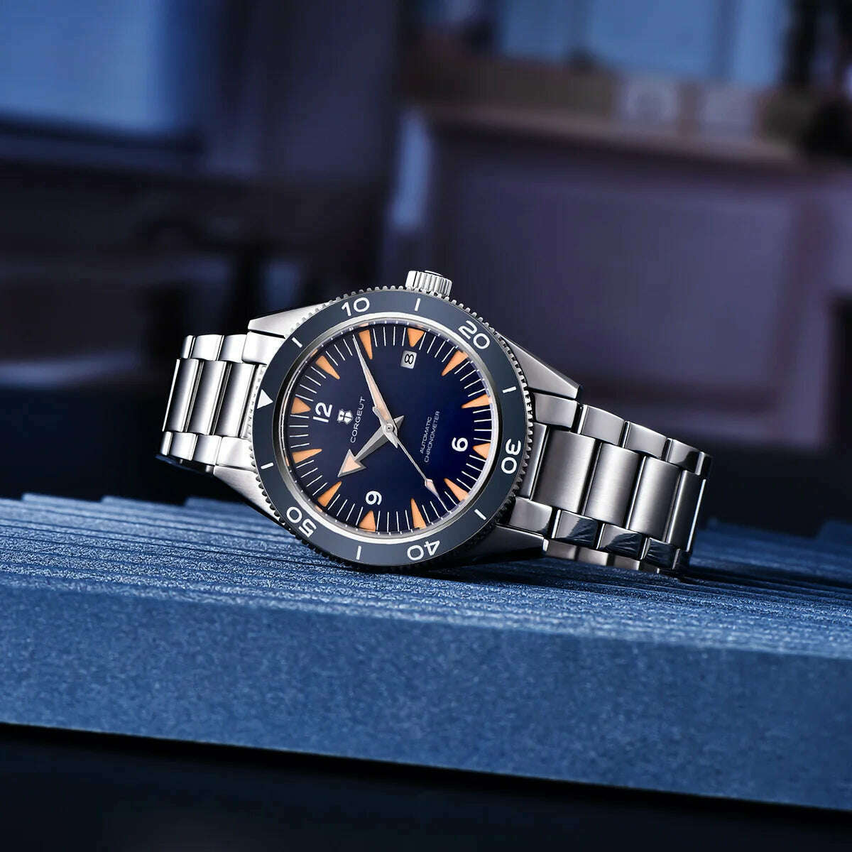 Ceramic Bezel 100 Waterproof Luxury Corgeut Watch Men 41mm Sapphire Mechanical Clock Diver Miyota Automatic Wristwatch