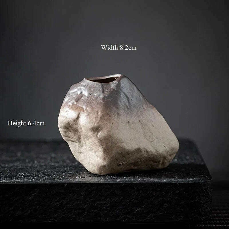 CHANSHOVA China Pottery Mini Small Flower Vases Traditional Chinese Retro Style Ceramic Vase Lliving Room Home Decoration T032