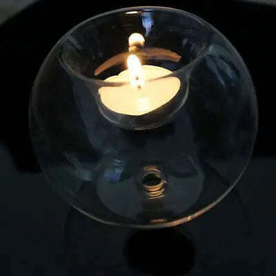 Crystal Glass Candle Holder Romantic Wedding Bar Party Home Decor Candlestick New