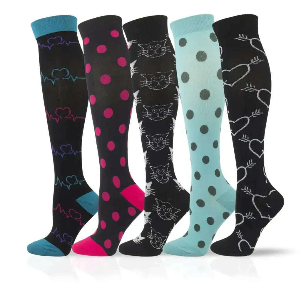 Dropship Compression Stockings Batch Socks Varicose Veins Nurse Socks Football Running Men Women Outdoor Sports Socks Unisex