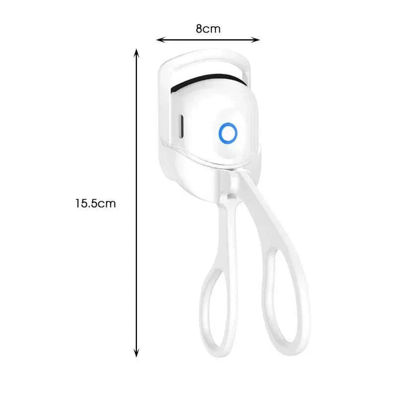 Electric Heated Comb Eyelash Curler Makeup Portable Temperature Control Charging Eye Lash Curler Lasting Thermal Eyelashes Tools