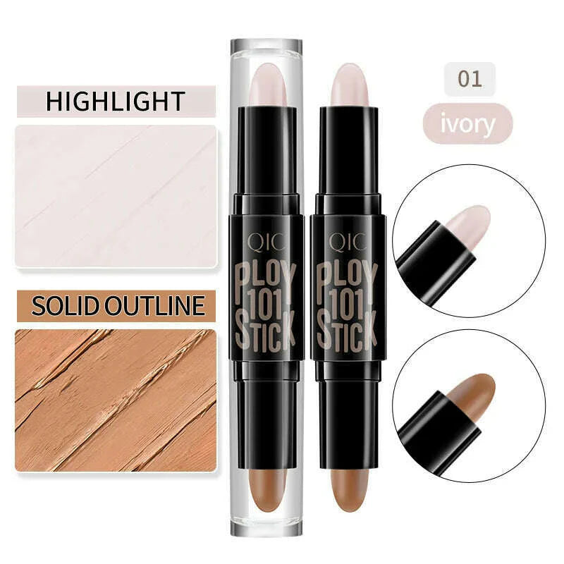 Face Freckles Foundation Concealer Pen Long Lasting White Dark Circles Corrector Contour Eye Stick Pencil Cosmetic Makeup