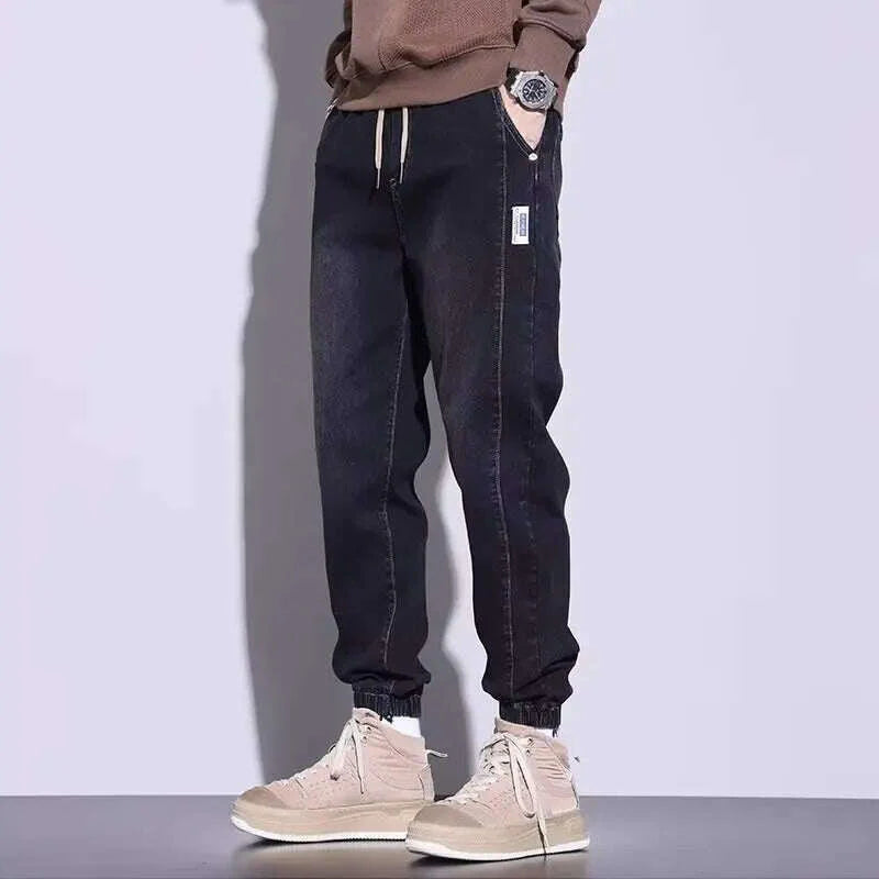 High quality Fashion Men's Cargo pants Hip Hop Trend Streetwear Jogging Pants Men Casual Elastic Waist Men Clothing Trousers