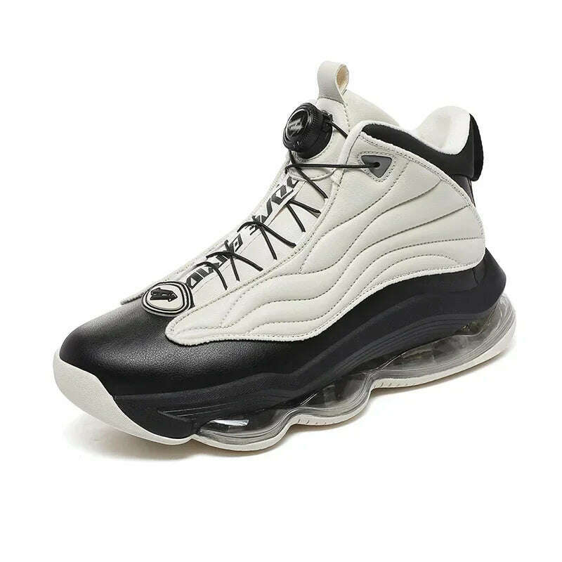 High-top Men's Basketball Shoes High Quality Sneakers Fashion High Street Sports Shoes Air Cushioning Basketball Training Shoes