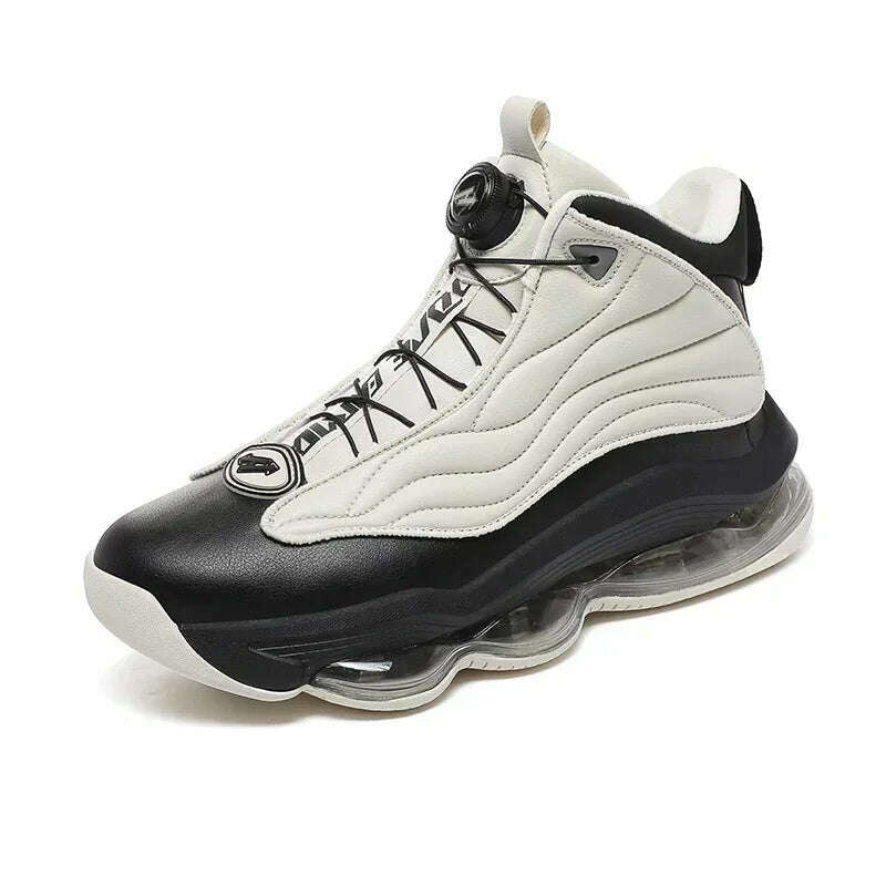 High-top Men's Basketball Shoes High Quality Sneakers Fashion High Street Sports Shoes Air Cushioning Basketball Training Shoes