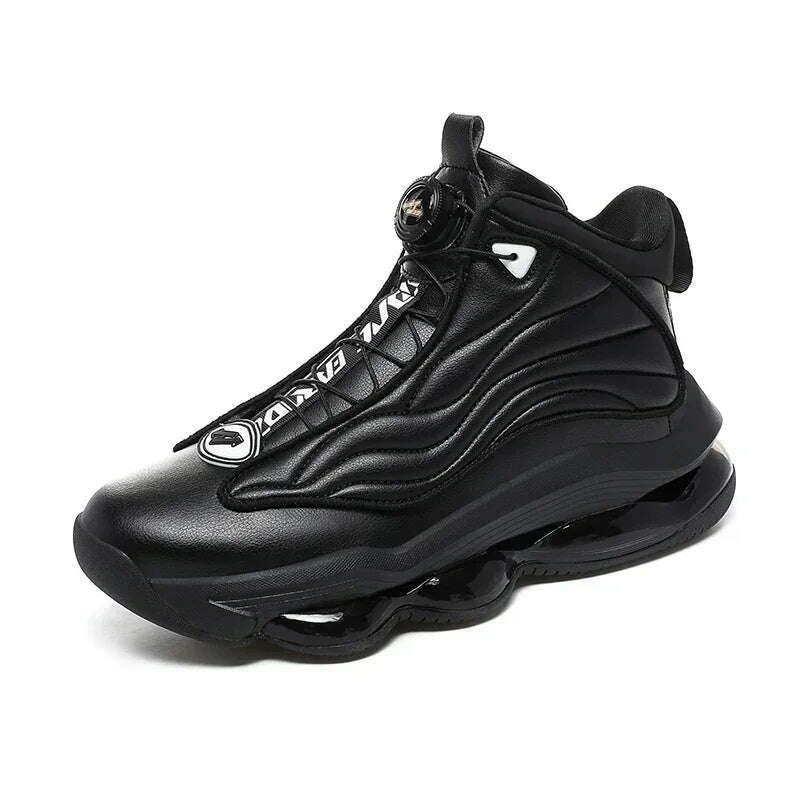 High-top Men's Basketball Shoes High Quality Sneakers Fashion High Street Sports Shoes Air Cushioning Basketball Training Shoes