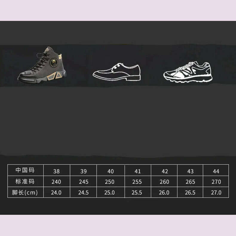 High-top Men's Shoes Leather Men's Ankle Boots 2022 Autumn and Winter New Trend Leather Boots Youth Thick-soled Rider Boots
