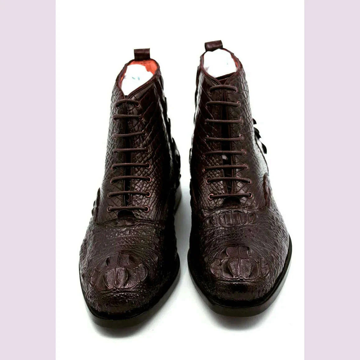 hulangzhishi men boots Pure manual Short boots male shoes