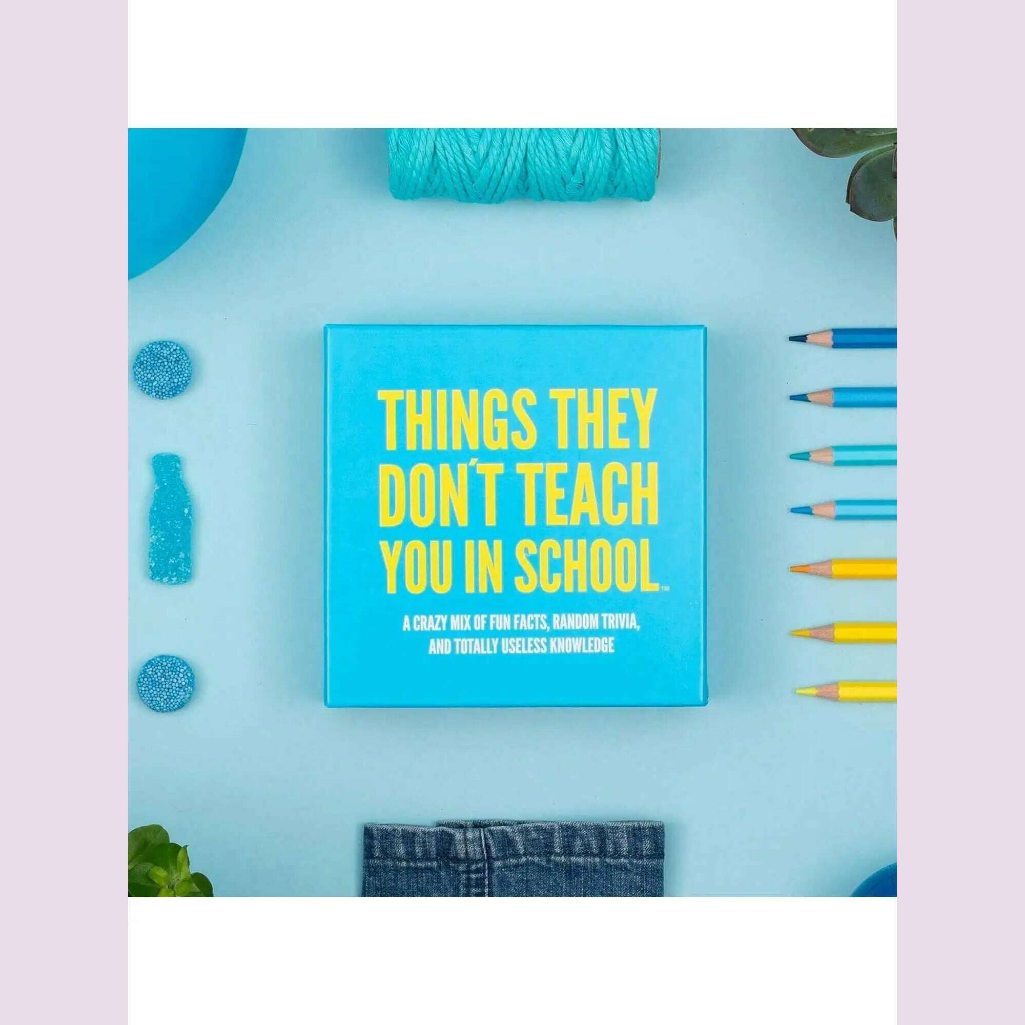 Hygge Games Things They Don't Teach You in School Party Trivia Game Christmas Halloween Thanksgiving gifts