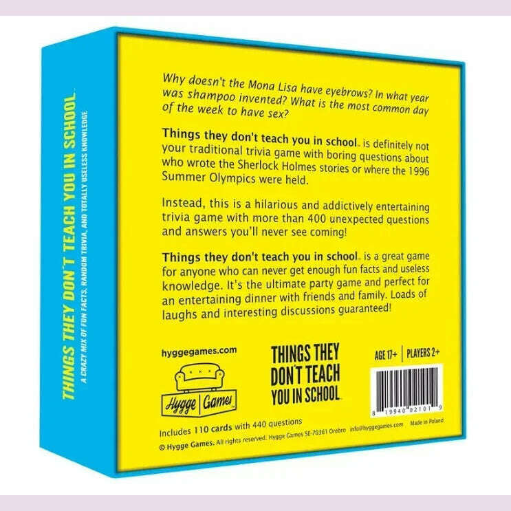 I Should Have Known That! Trivia Game Green Board Game 110 Cards With 400 Questions About Things That You Should Know Card Game