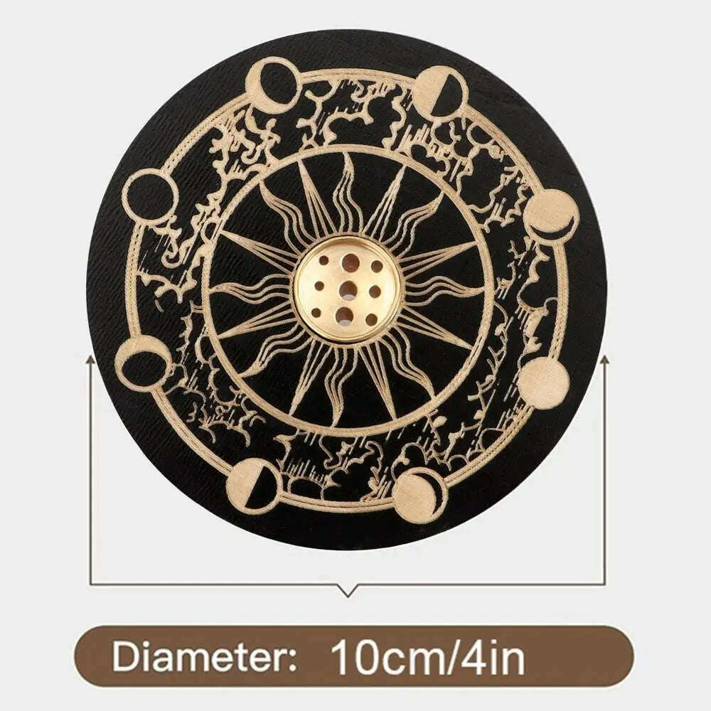 Incense Stick Burner Cute Incense Holder For Sticks Wood Incense Tray Holder For Sticks With 9 Hole For Yoga Meditation And Home