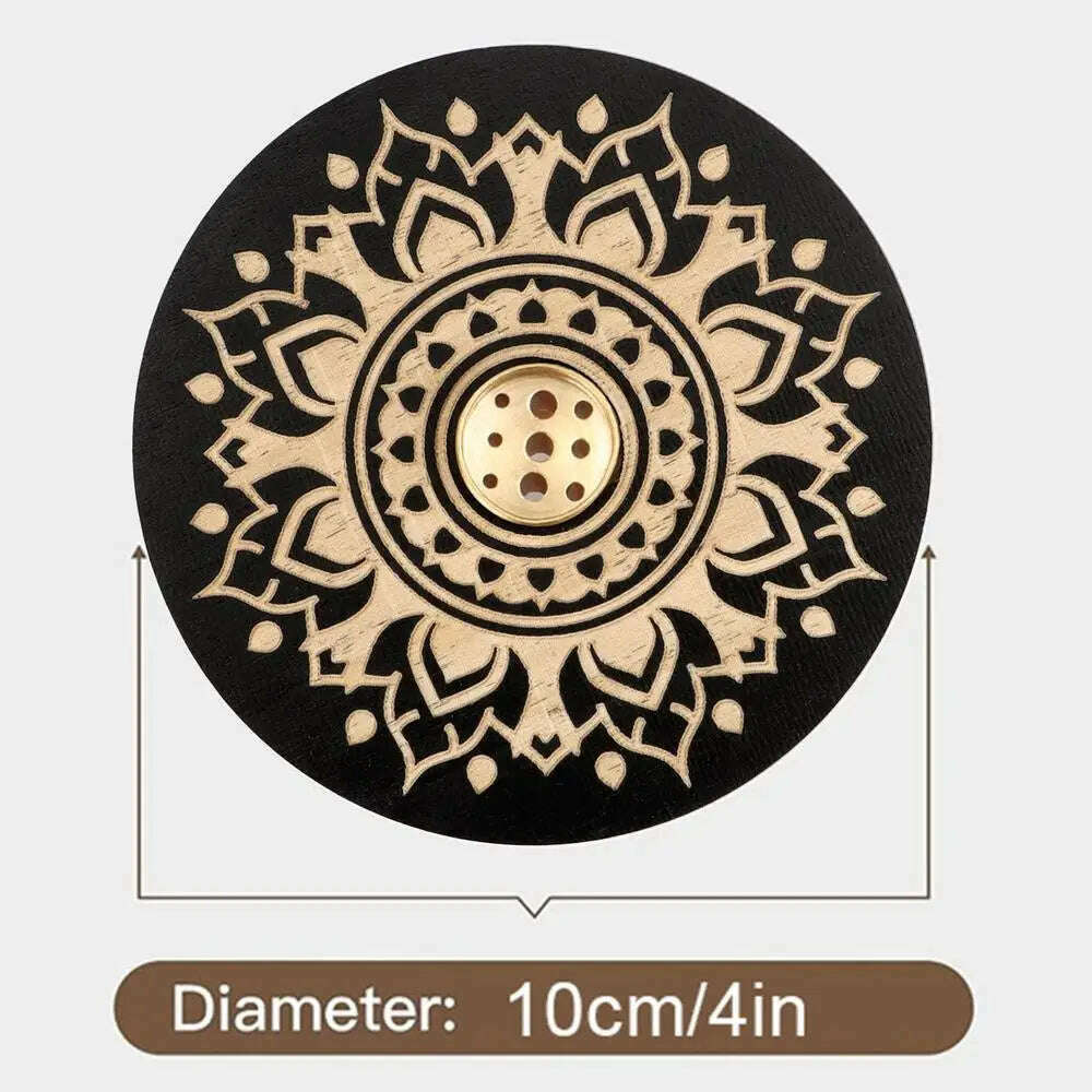 Incense Stick Burner Cute Incense Holder For Sticks Wood Incense Tray Holder For Sticks With 9 Hole For Yoga Meditation And Home