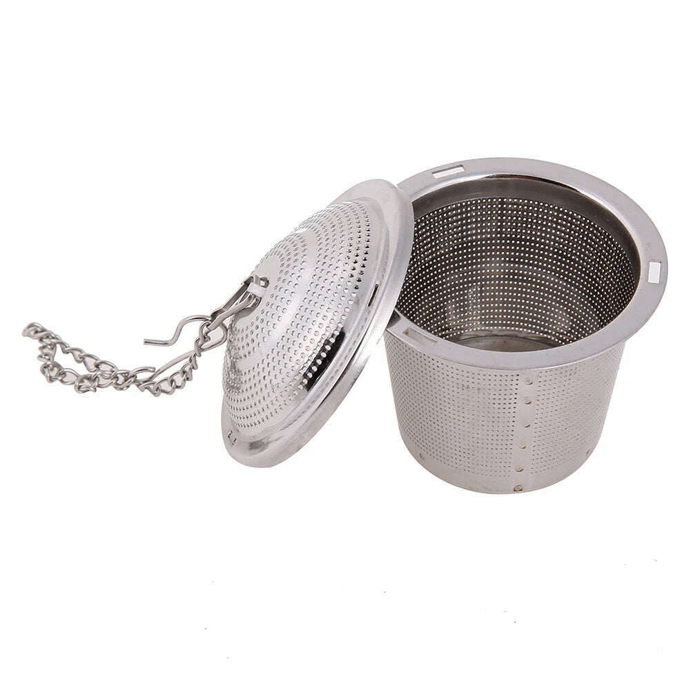 Infuser Tea Filter Strainers Kitchen Tools Tea Infuser Mesh Filter Strainer Hook Loose Tea Leaf Spice Home Kitchen Accessories