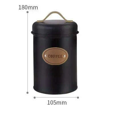 Kitchen Countertop Spice Jars Airtight Coffee Container Storage Canister Food Organizer Sealed Kitchen Vacuum Box Home Organizer