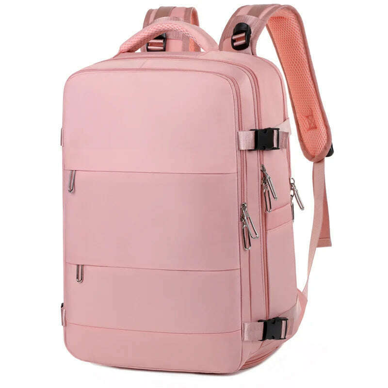 Large Capacity Expansion Travel Backpack 2024 New Nylon Fabric Waterproof Backpack Multifunctional Commuting Computer Bag