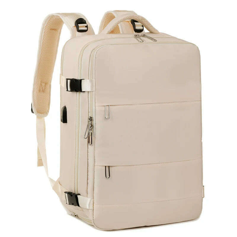 Large Capacity Expansion Travel Backpack 2024 New Nylon Fabric Waterproof Backpack Multifunctional Commuting Computer Bag