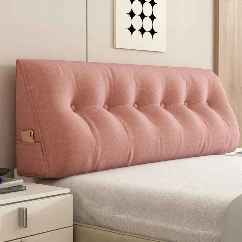 Large Triangular Pillow Bed Wedge Bed Rest Reading Pillow Backrest Positioning Support Bolster Cushion with Removable Cover