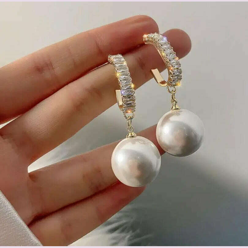 Long Tassel Earrings for Women Korean Crystal Leaf Drop Earring Girls Accessories Statement Gold Color Brincos Jewelry Gifts