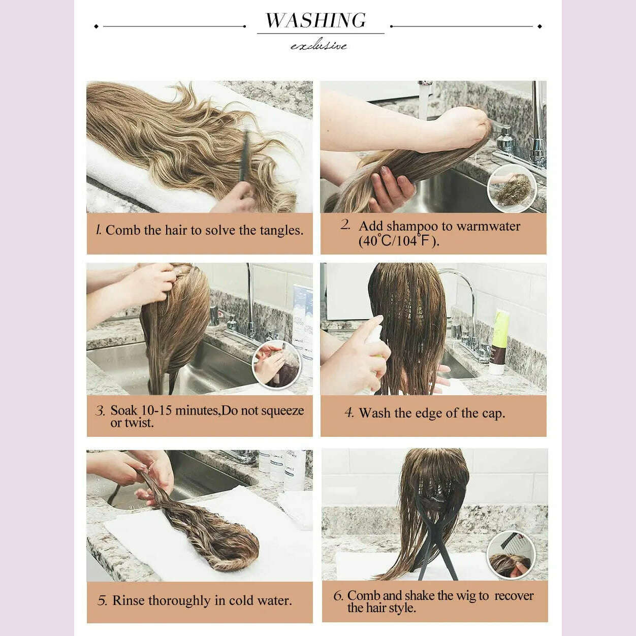 Loose Body Wave Synthetic Wigs Long Brown Blonde Ombre Wig with Bangs Wave Curl Wigs for Black Women Heat Resistant Daily Party