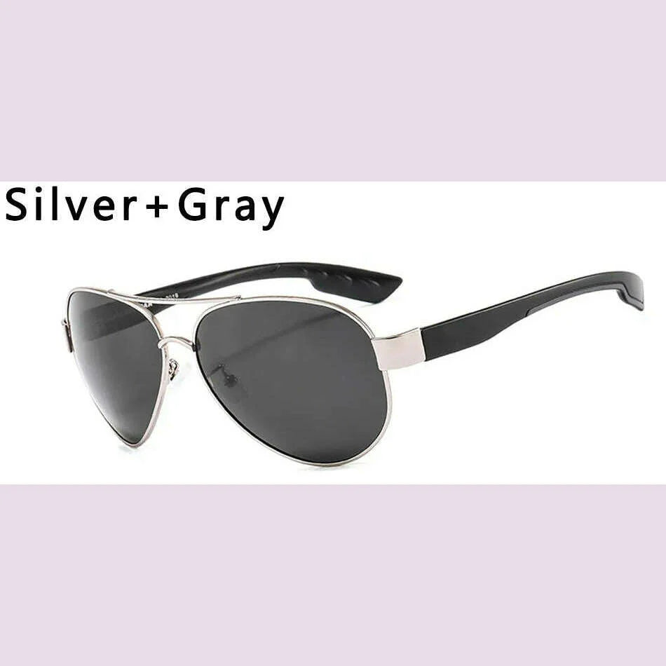 LORETO Sunglasses Men Driving Shades Male Mirror Polarized Sunglasses For Men Retro Brand Designer Sport Pilot Eyewear Gafas
