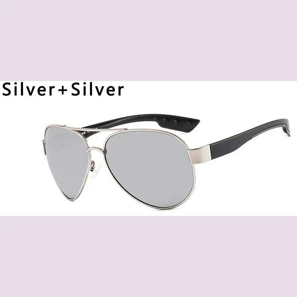LORETO Sunglasses Men Driving Shades Male Mirror Polarized Sunglasses For Men Retro Brand Designer Sport Pilot Eyewear Gafas