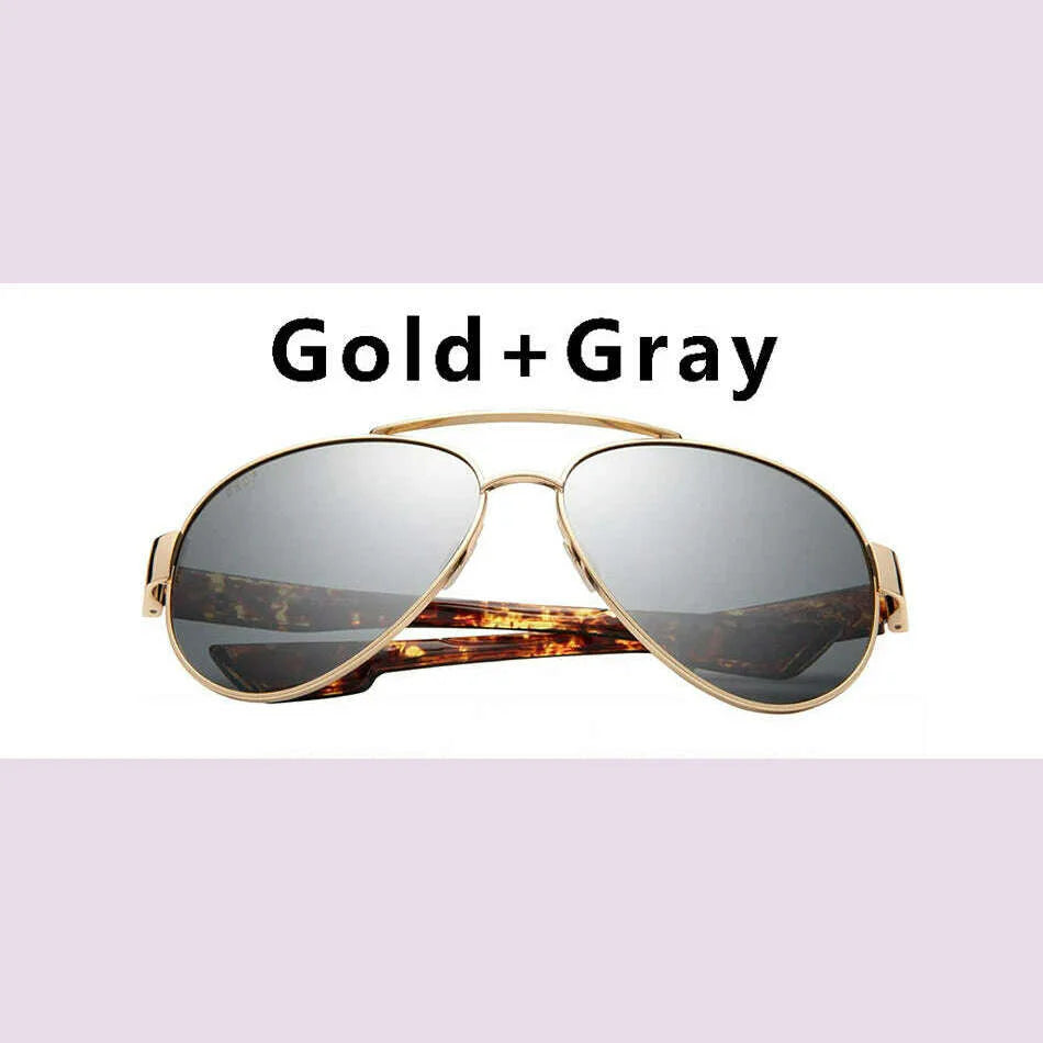LORETO Sunglasses Men Driving Shades Male Mirror Polarized Sunglasses For Men Retro Brand Designer Sport Pilot Eyewear Gafas
