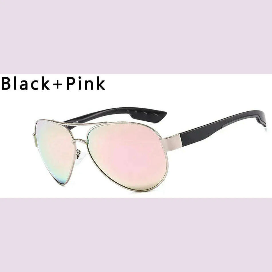 LORETO Sunglasses Men Driving Shades Male Mirror Polarized Sunglasses For Men Retro Brand Designer Sport Pilot Eyewear Gafas
