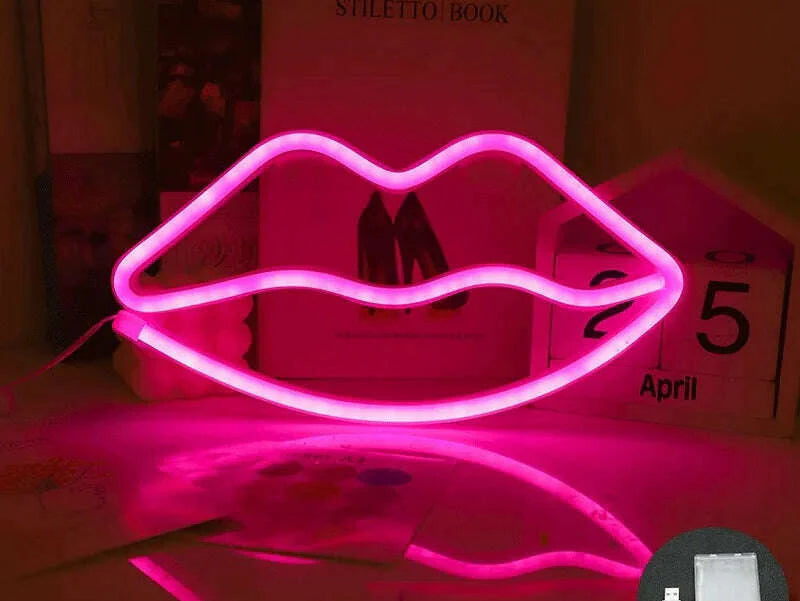 Love LED Neon Sign Light Glowing Valentine's Day Propose Festival Decoration Neon Lamp For Home Party Decor Adult Gift