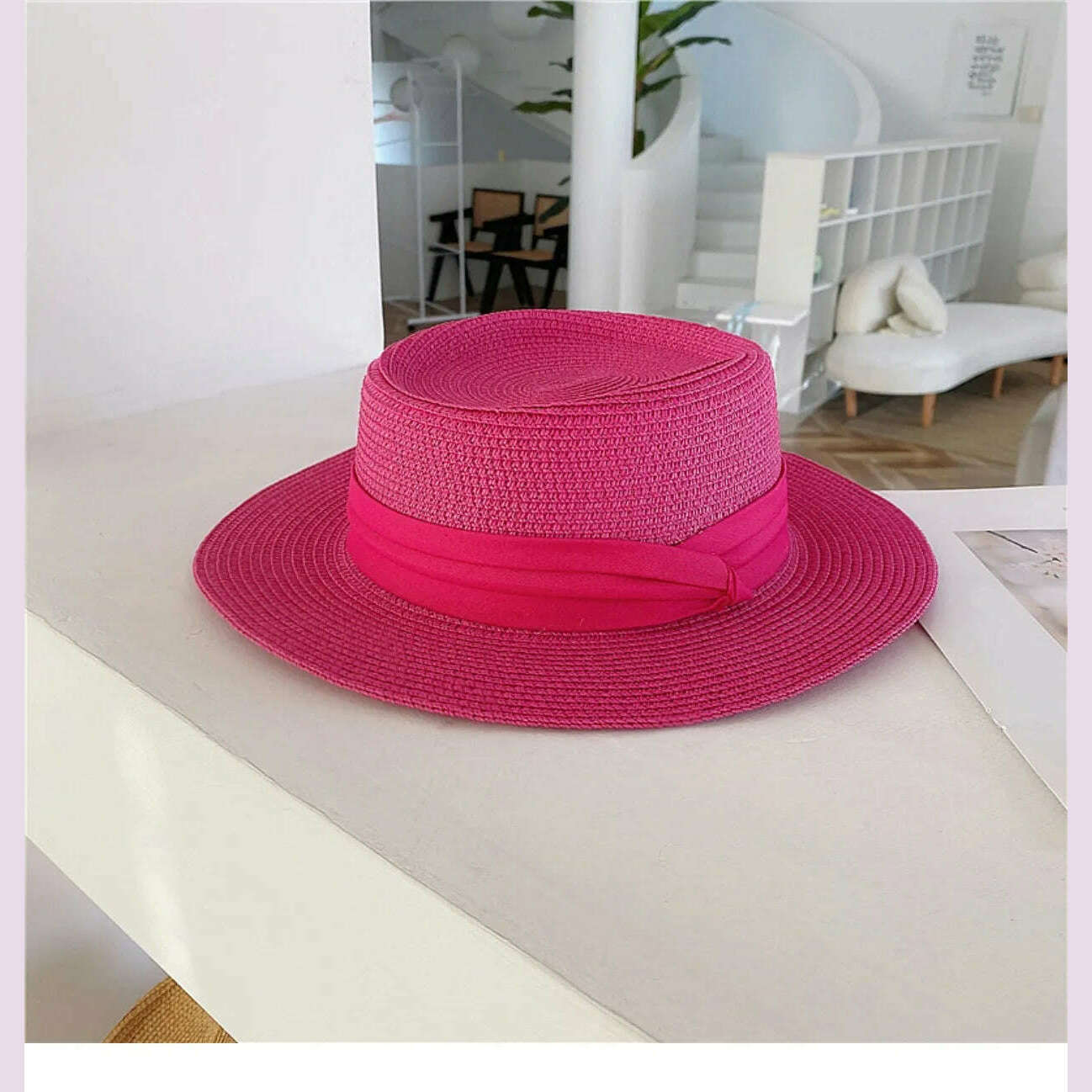 Net celebrity sun-shading flat straw hat women summer fedora hat travel on the beach and beach vacation sunscreen hat панама