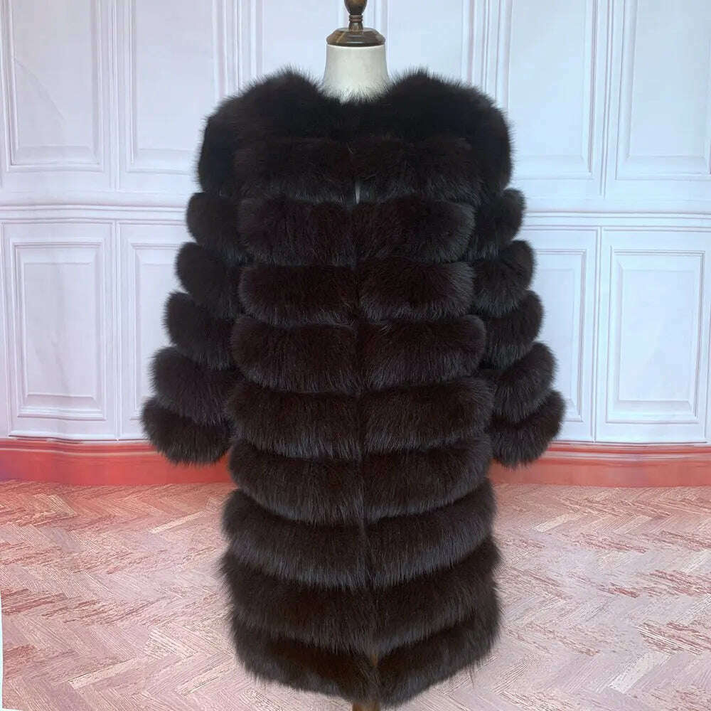 NEW style 4in1 real fur coats Women Natural Real Fur Jackets Vest Winter Outerwear Women fox fur coat high quality fur Clothes
