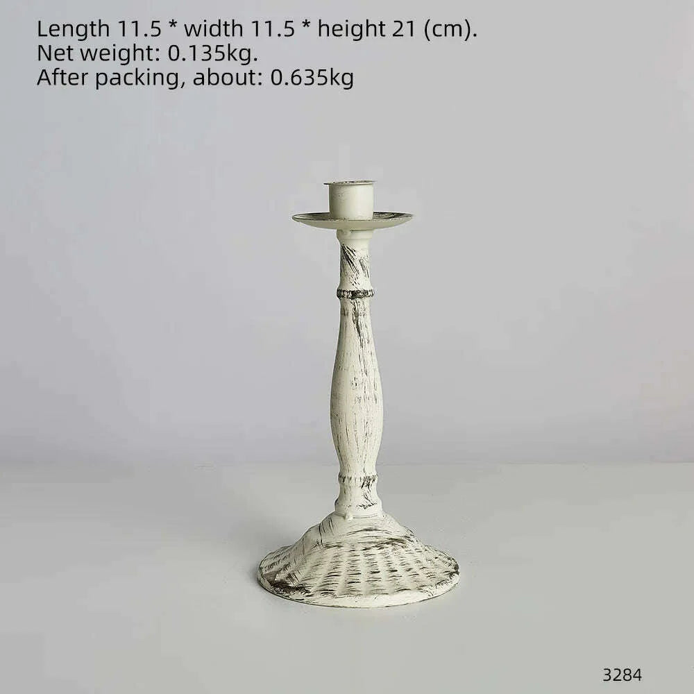Nordic Creative Metal Candle Holder Candlestick Centerpieces Road Lead Candelabra Centerpieces Wedding Christmas Decor Love Gift
