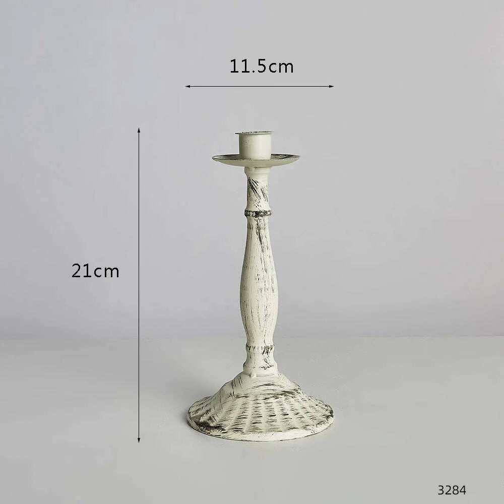 Nordic Creative Metal Candle Holder Candlestick Centerpieces Road Lead Candelabra Centerpieces Wedding Christmas Decor Love Gift