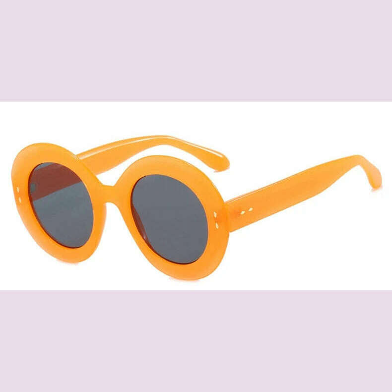 Oversized Round Glasses Frames Women Fashion Clear Lens Optical Eyeglasses Frame Ladies Eyewear Leopard Black