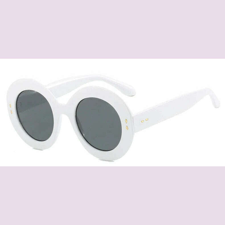 Oversized Round Glasses Frames Women Fashion Clear Lens Optical Eyeglasses Frame Ladies Eyewear Leopard Black