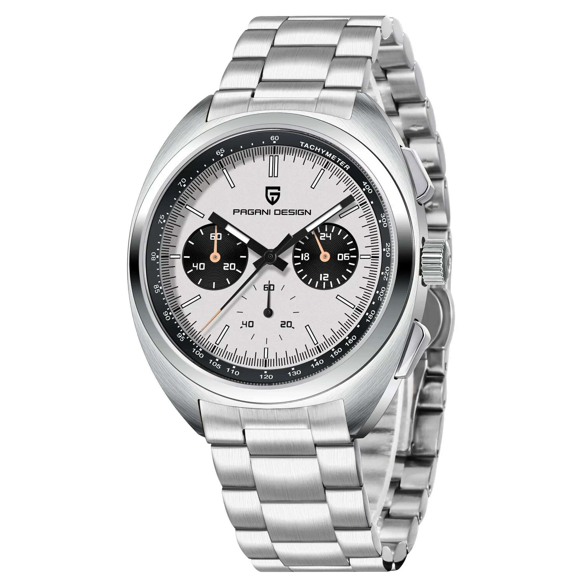 PAGANI DESIGN 2024 NEW Turtle Back Chronograph 1782 Watch for Man Fashion Men's Quartz Watch Luminous relogios masculino
