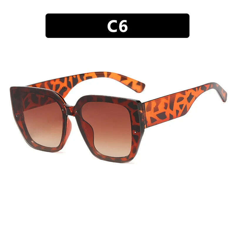 Polygonal Mix Color Sunglasses Irregular 2024 New Women Sunglasses Retro Fashion Concave Shape Girls Eyewear Luxury Designer