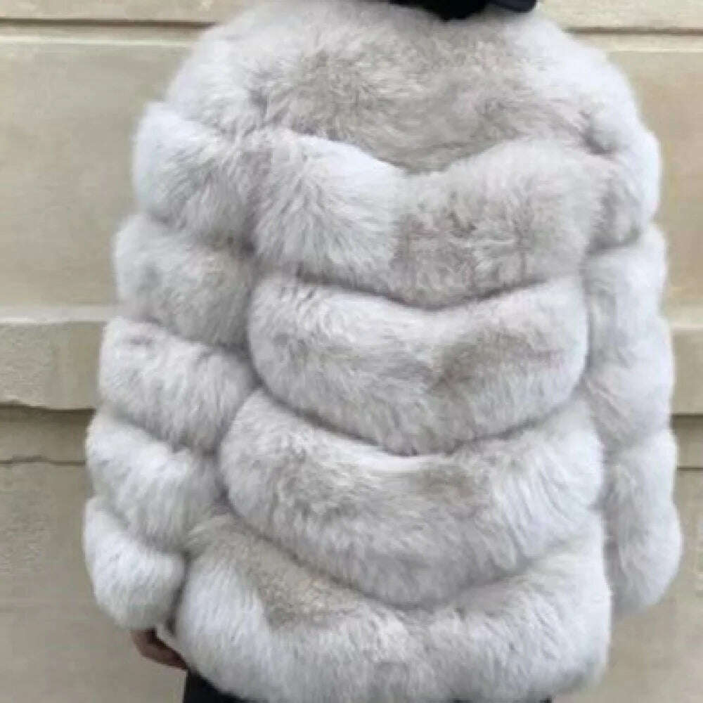 Real fur coats Women Natural Real Fur Jackets Vest Winter Outerwear Women fox fur coat high quality fur Clothes