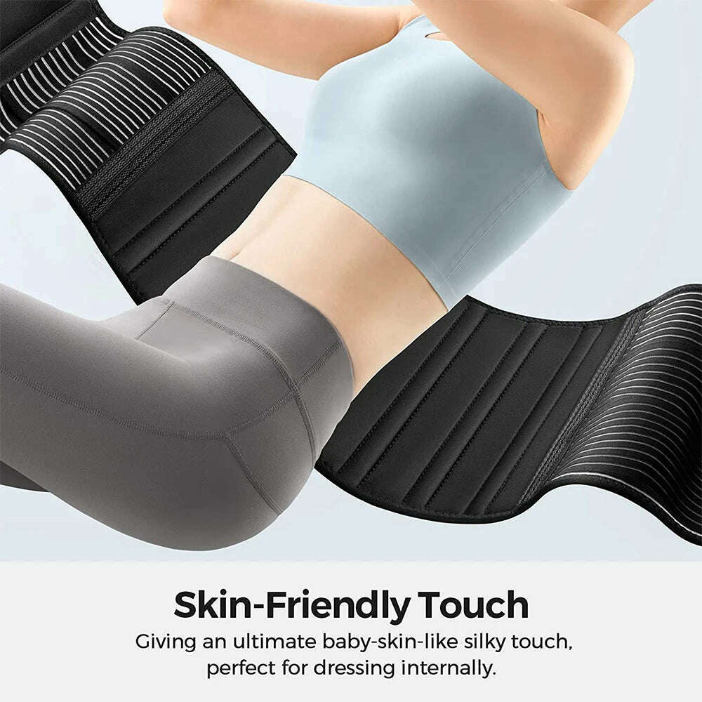 S-3XL Sports Lower Back Brace with 6 Stays Anti-skid Orthopedic lumbar Support Breathable Waist Support Belt for Gym Pain Relief