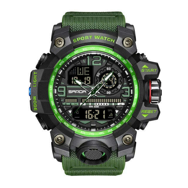 SANDA Brand G- Style Military Watch Men Digital Shock Sports Watches For Man Waterproof Electronic Wristwatch Mens 2024 Relogios