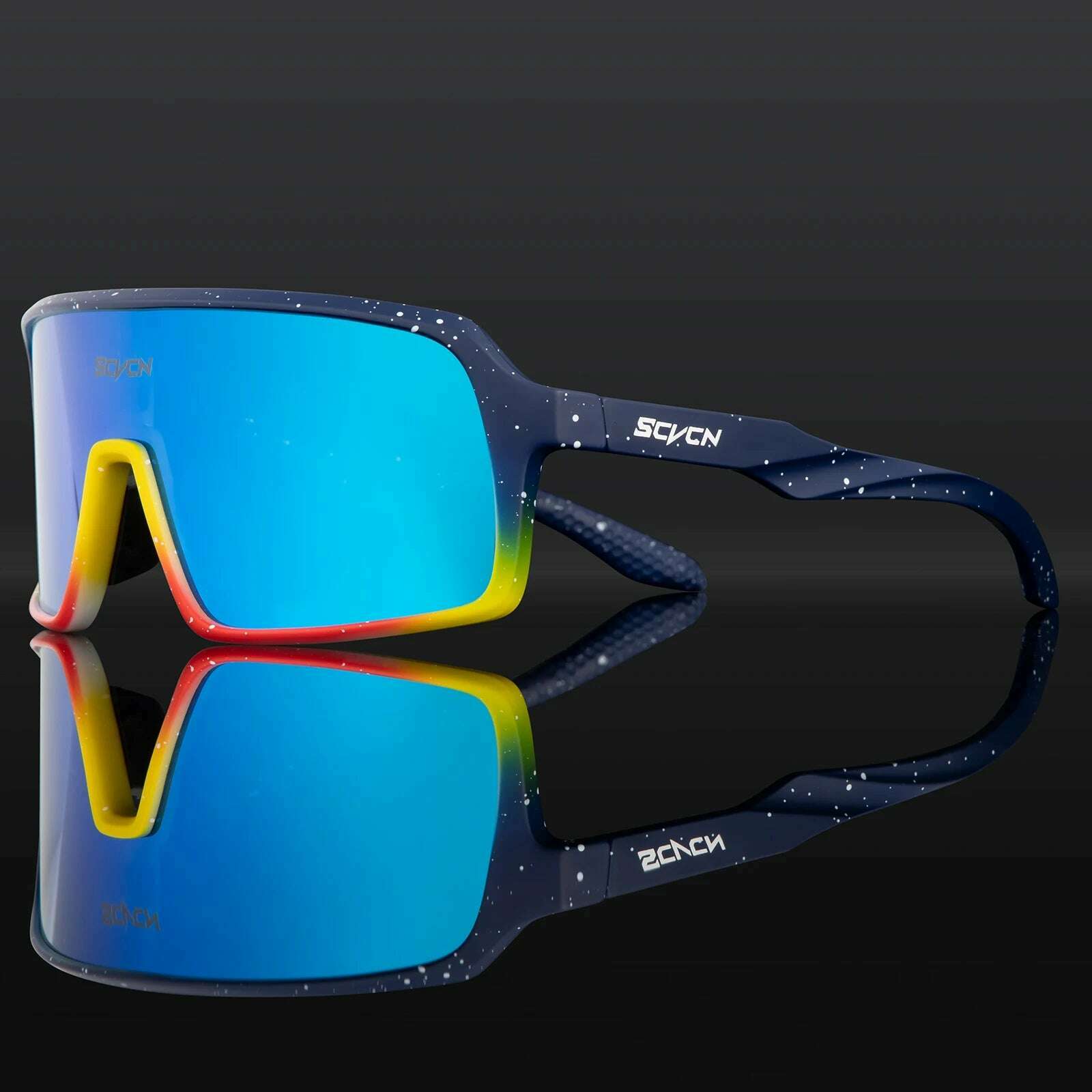 SCVCN Photochromic Cycling Sunglasses Outdoor Sports Running Goggles for Men Women MTB Bicycle Glasses UV400 Bike Cycle Eyewear