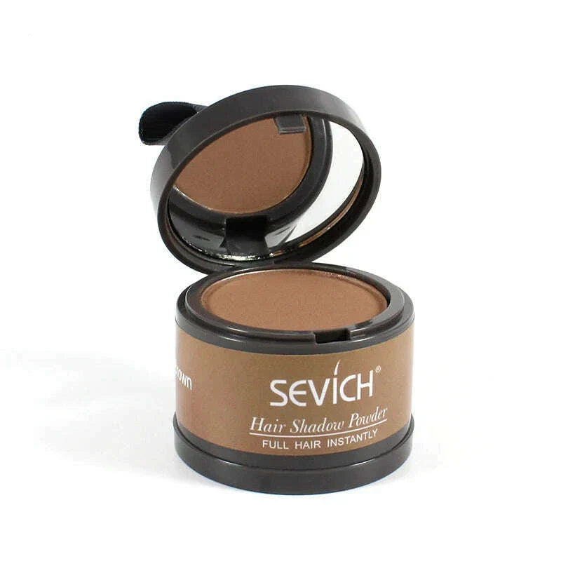 SEVICH Beard Hair Shadow Powder Beard Root Cover Up Concealer Fill In Thinning Instantly Modify Beard Fluffy Powder 13 Color 4g