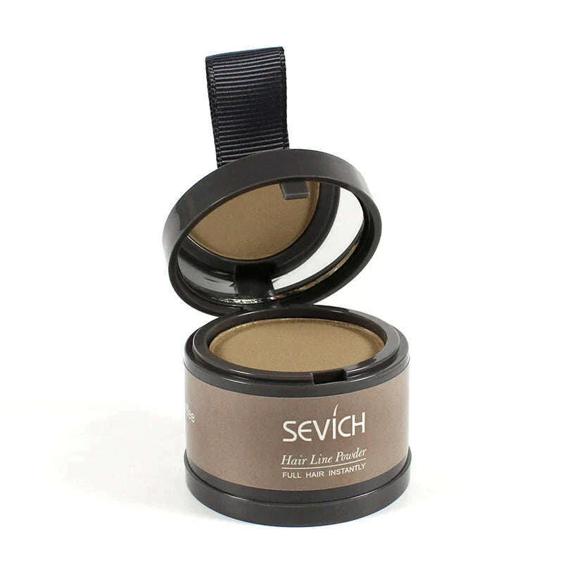 SEVICH Beard Hair Shadow Powder Beard Root Cover Up Concealer Fill In Thinning Instantly Modify Beard Fluffy Powder 13 Color 4g