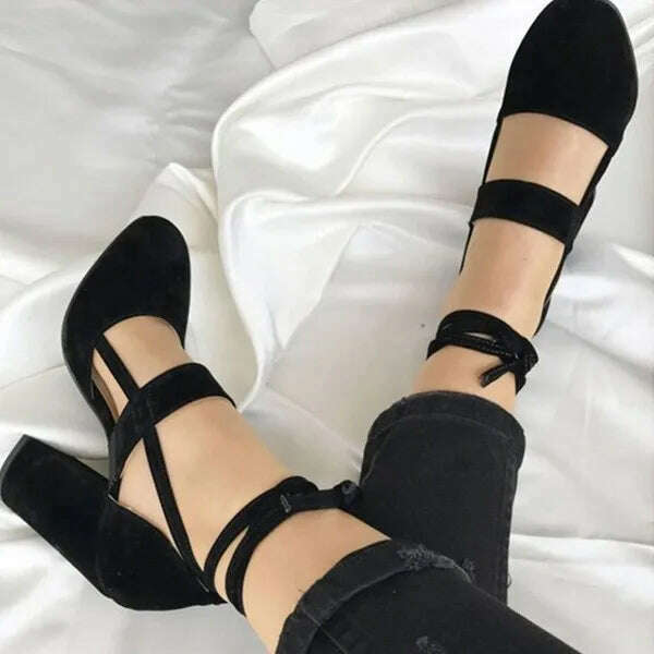 Sexy Heeled Sandal High Heels Sandals Women Femme Gladiator Summer Party Wedding Shoes Women Thick Heels Zapatos De Muje