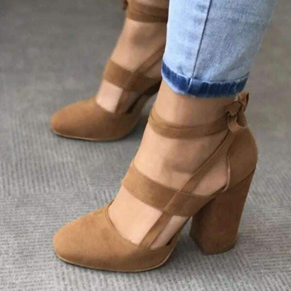 Sexy Heeled Sandal High Heels Sandals Women Femme Gladiator Summer Party Wedding Shoes Women Thick Heels Zapatos De Muje
