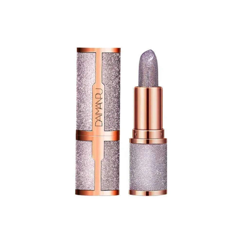 Temperature Color Changing Glitter Lipstick Waterproof Long Lasting Lipgloss Stick
