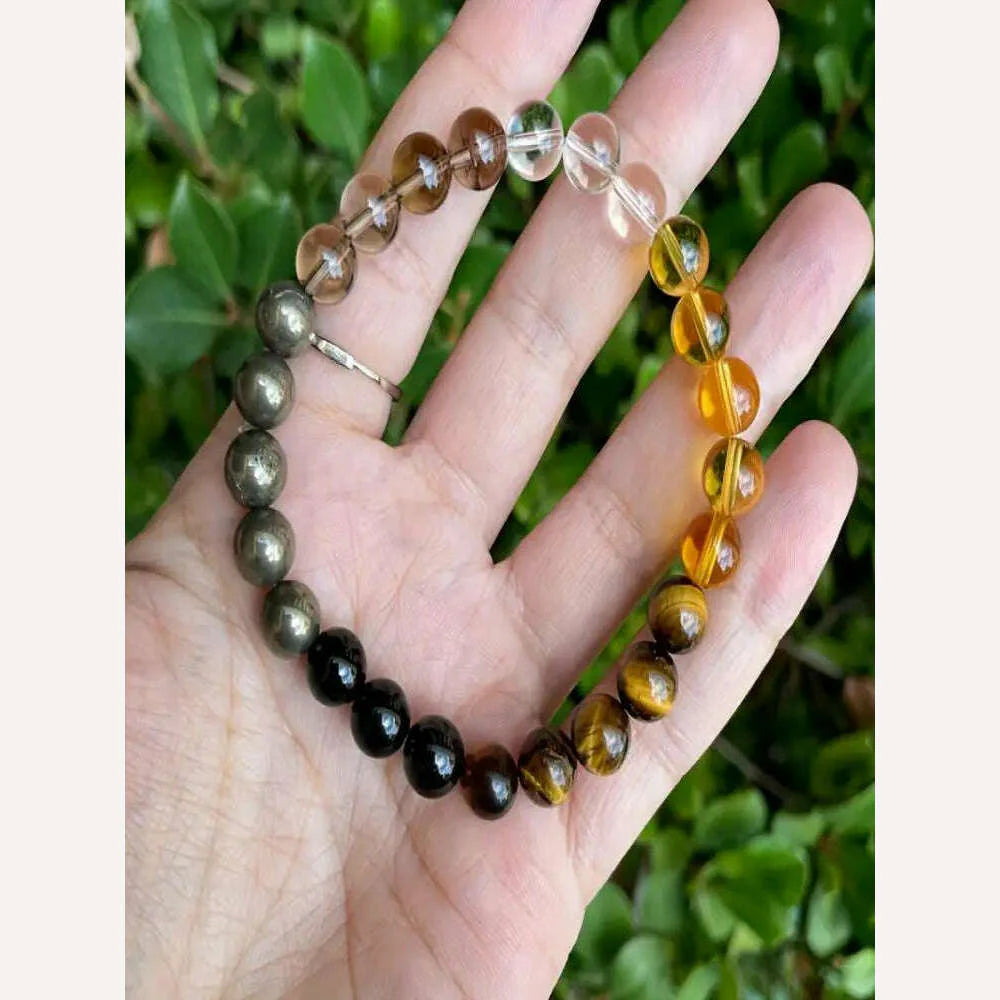 Tiger Eye Stone Splicing Healing Bracelet women men couple gift jewelry for lady bracelete